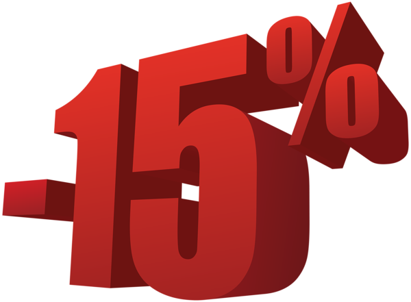 Sconto 15% su ordini superiori a 500 €